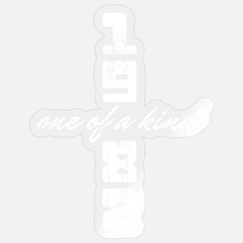 1982 - Sticker taille S (10 x 10 cm) - brillant transparent