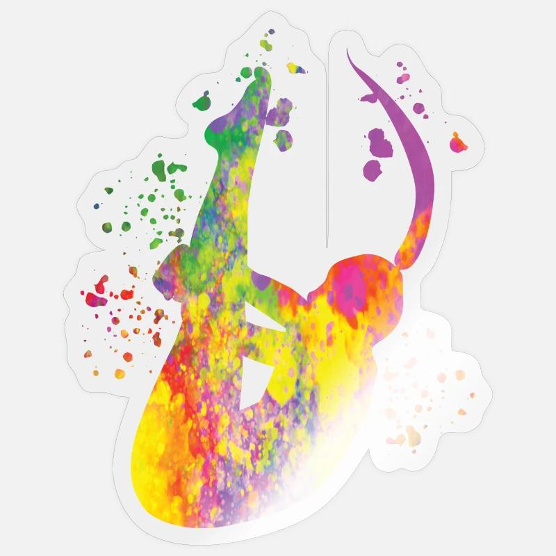 Synchronized Water Diver High Diver Sticker size S (10 x 10 cm)