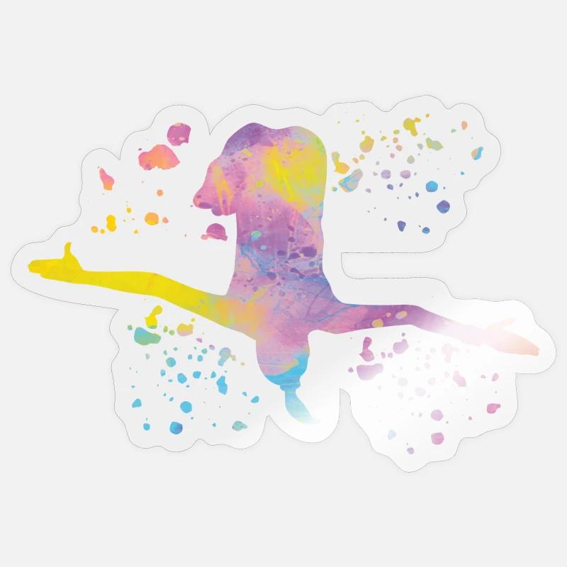 Synchronized Water Diver High Diver Sticker size S (10 x 10 cm)