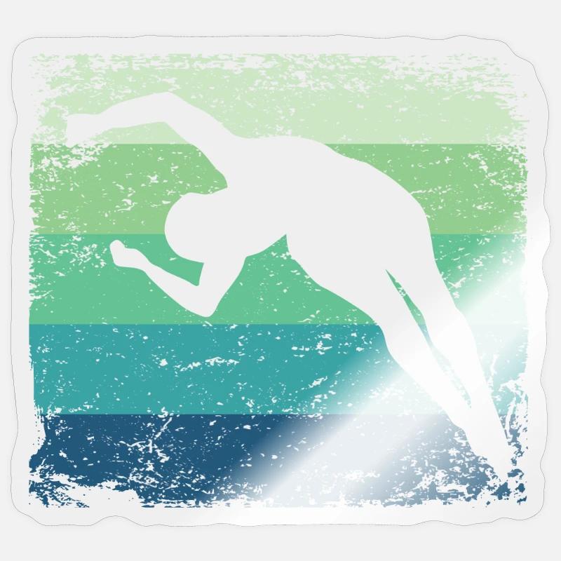 Synchronized Water Diver High Diver Sticker size S (10 x 10 cm)