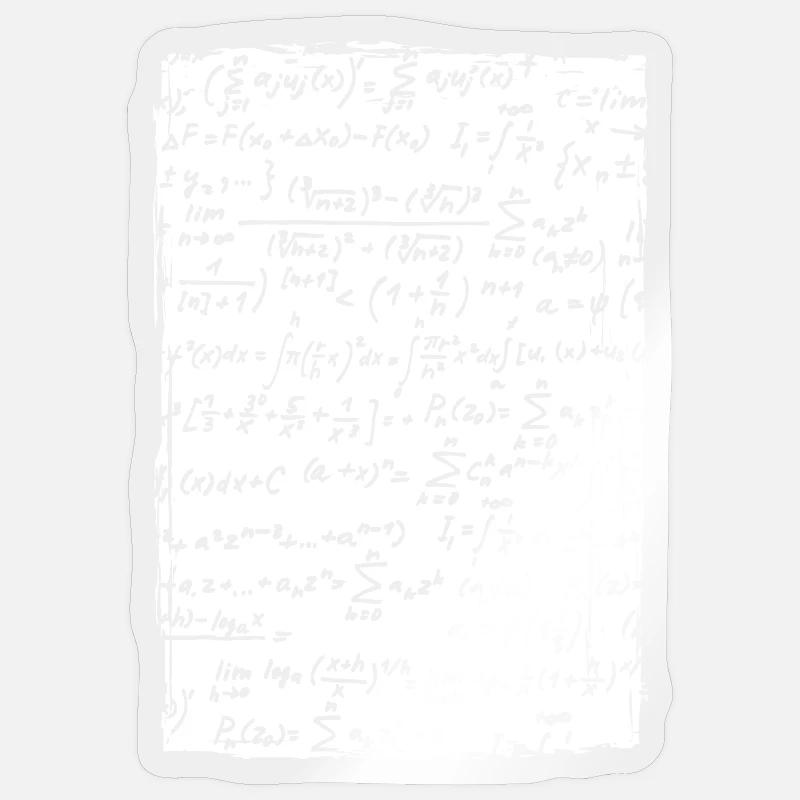 Mathematical Formulas Sticker size S (10 x 10 cm)