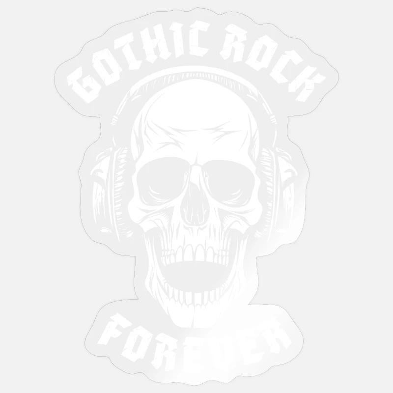 GOTHIC ROCK FOREVER Sticker size S (10 x 10 cm)