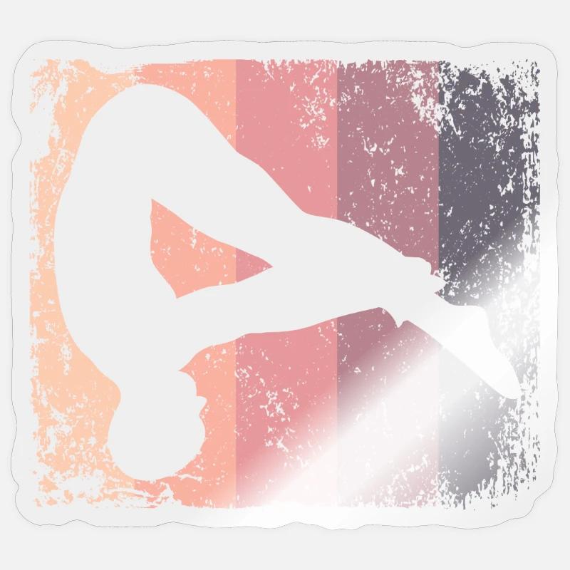 Synchronized Water Diver High Diver - Sticker size S (10 x 10 cm) - transparent glossy