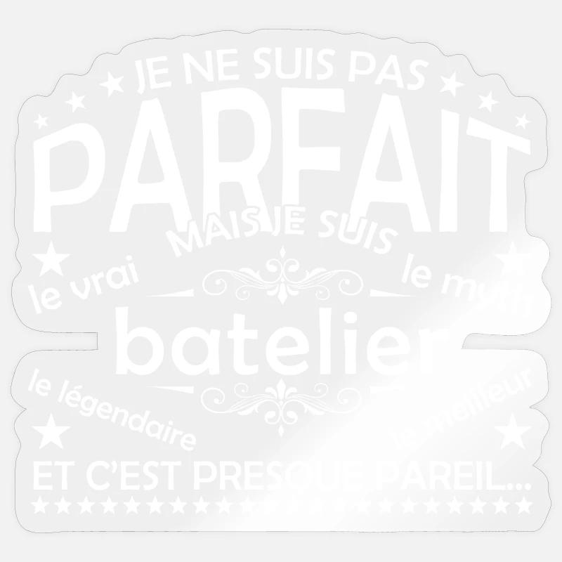 Bootsmann, der einzige Bootsmann, der echte Bootsmann Sticker Größe S (10 x 10 cm)