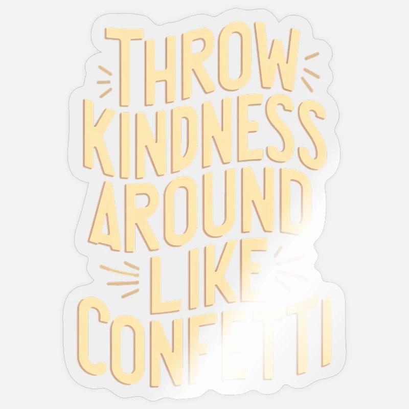 Facilité de jeter des déchets comme des confettis Sticker taille S (10 x 10 cm)