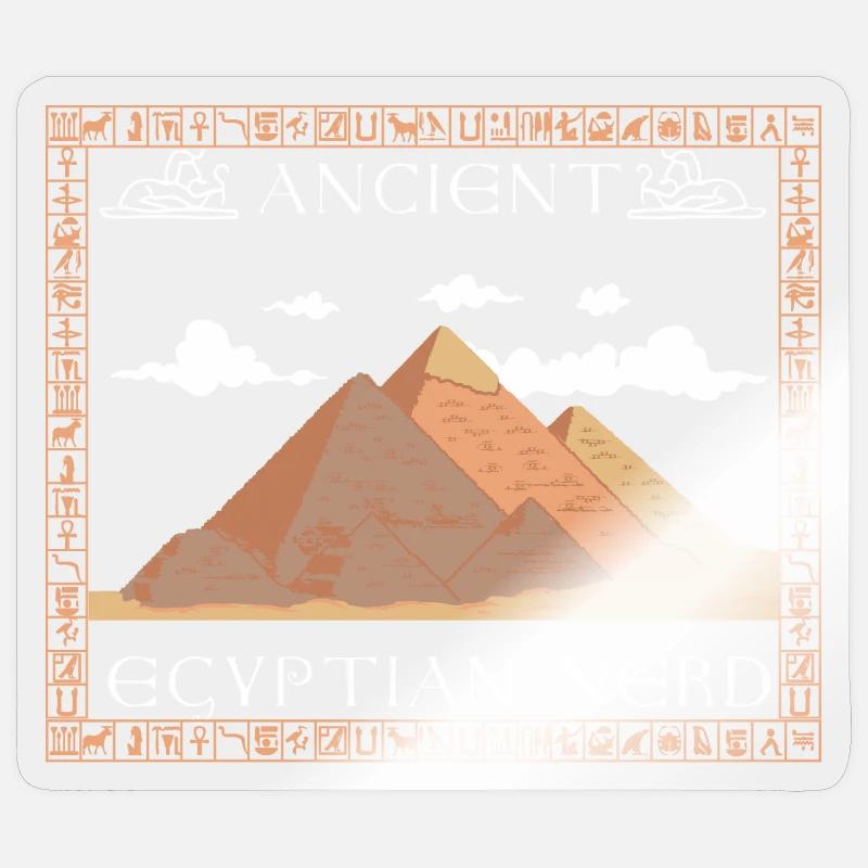 Ancient Egyptian Nerd Sticker size S (10 x 10 cm)