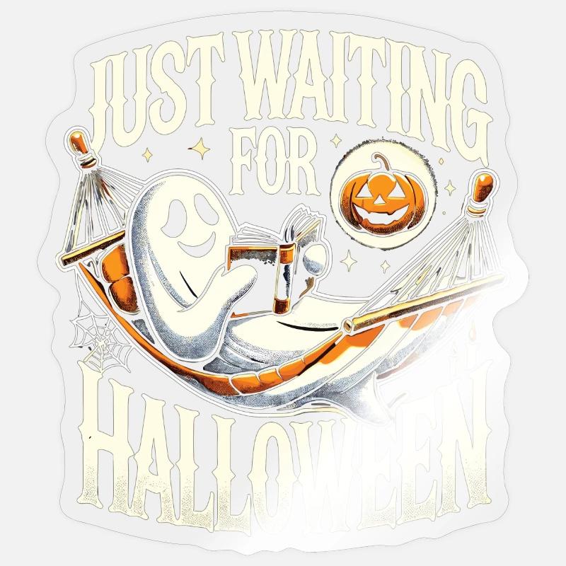 Reading mind in hammock Sticker size S (10 x 10 cm)