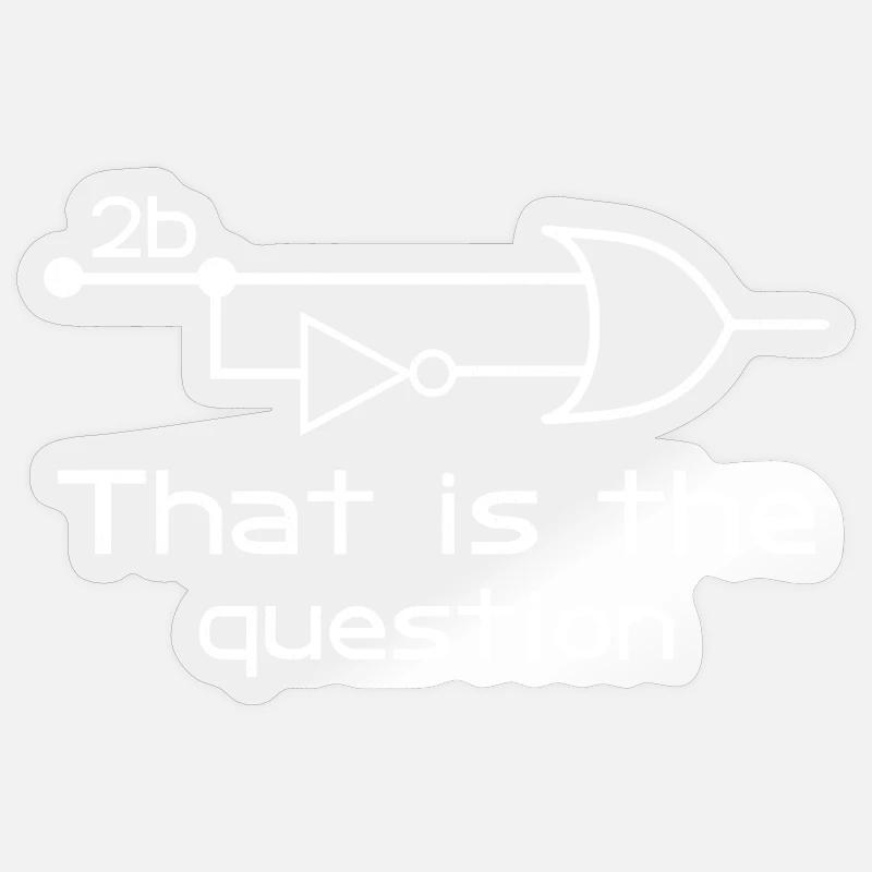 Elektroingenieur zu sein oder nicht zu sein Schaltkreis Sticker Größe S (10 x 10 cm)