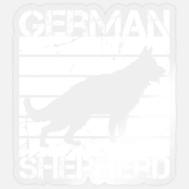 German Shepherd Sticker size S (10 x 10 cm)