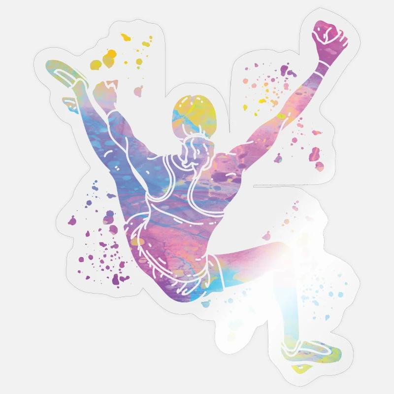 Bloc Colorsplash Bloc de bloc Sticker taille S (10 x 10 cm)