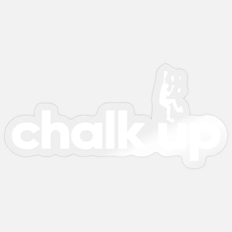 Chalk Up Boulderer Sticker size S (10 x 10 cm)