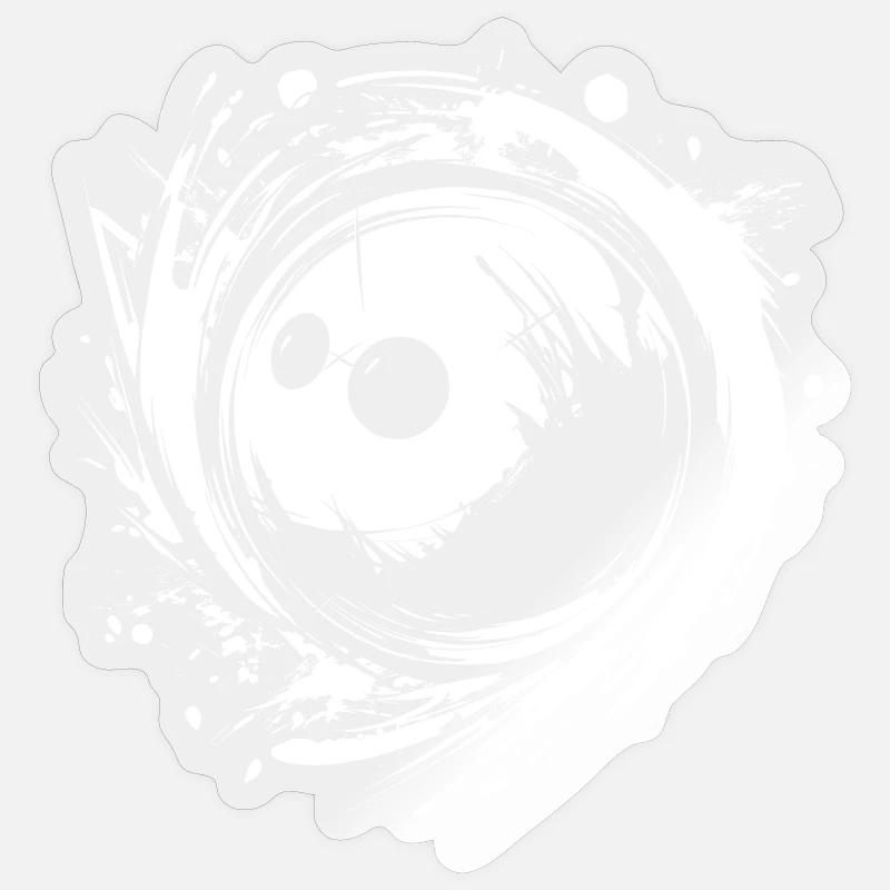 Boule de bowling Sticker taille S (10 x 10 cm)