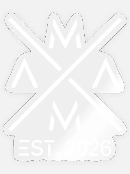 Mama 2026 Mami seit 2026 Mama est 2026 - Sticker Größe S (10 x 10 cm) - Transparent glänzend