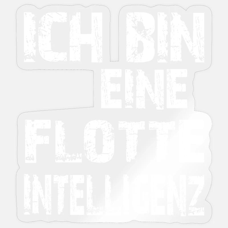 AI Saying I'm a Snappy Intelligence Sticker size S (10 x 10 cm)