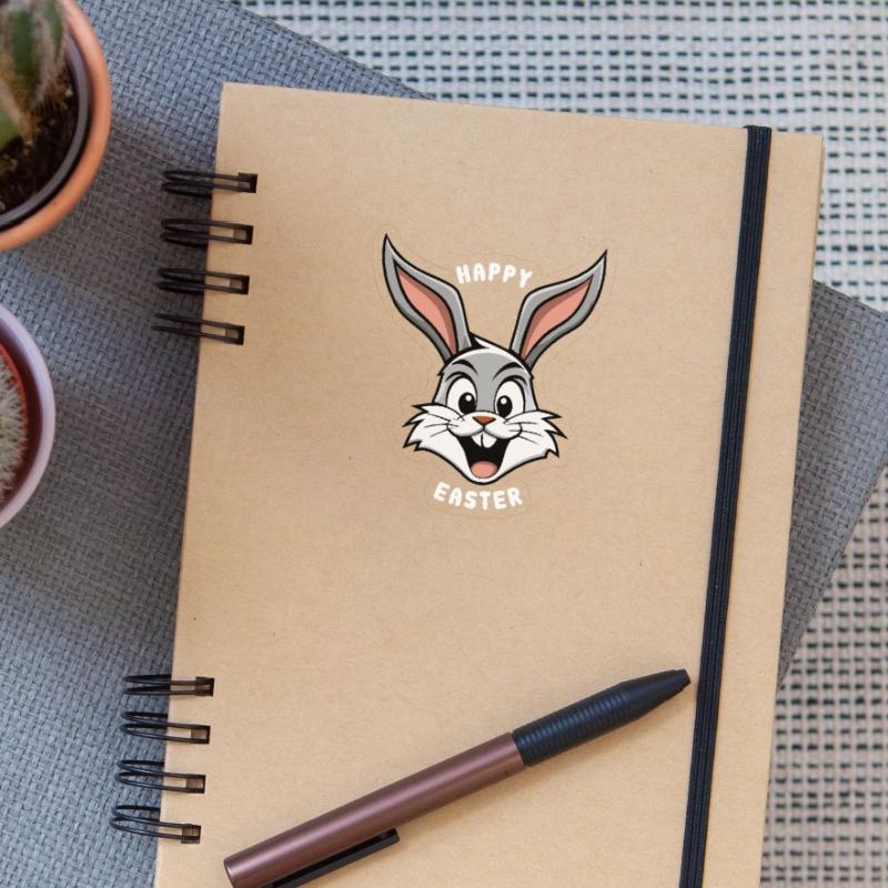 Happy Easter - Easter Bunny - Easter Egg - Gift Sticker size S (10 x 10 cm)