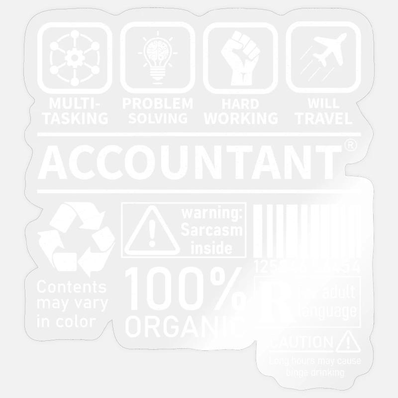 Multi Tasking Problem Solving Hard Working Travel Sticker size S (10 x 10 cm)