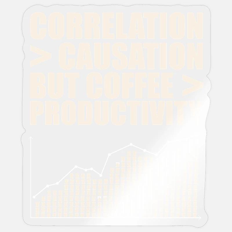 Data Scientists: Correlation Greater Sticker size S (10 x 10 cm)