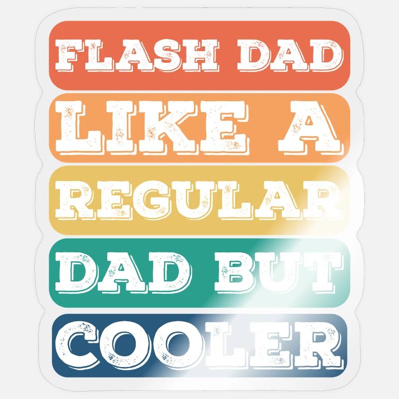 Bloc Flash Papa Boulderer Sticker taille S (10 x 10 cm)