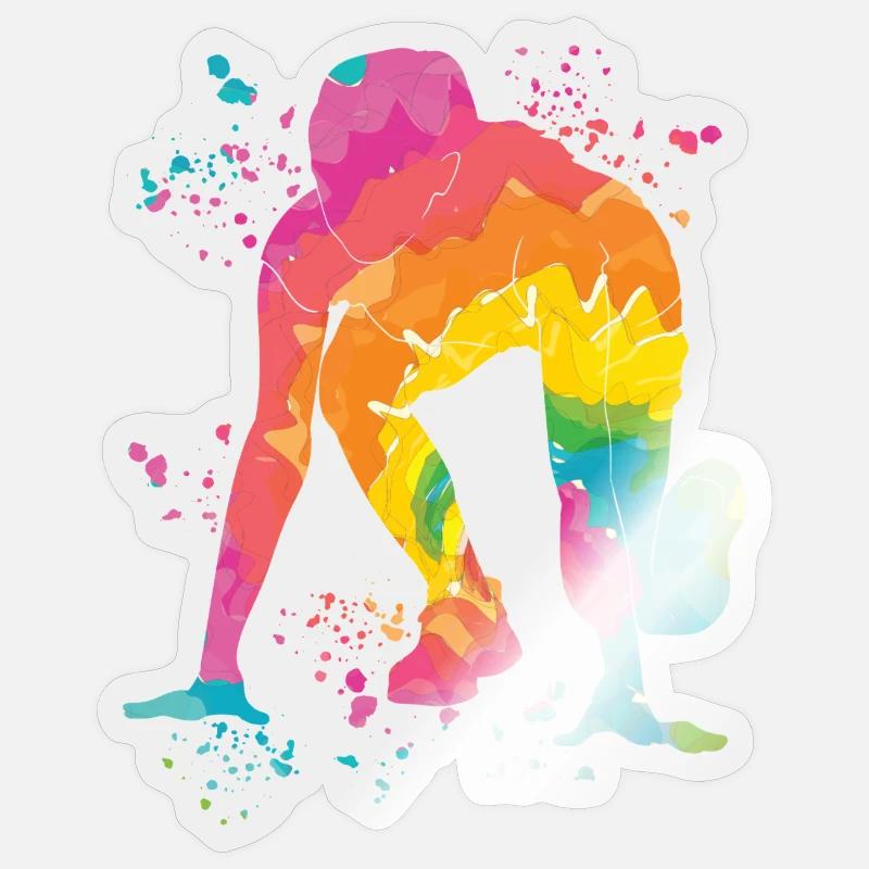 Sprinter Colorsplash Sprintender Sprint Sticker size S (10 x 10 cm)
