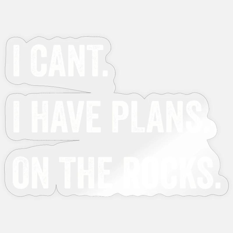 Drôle de dicton, escalade, bloc, logo vintage Sticker taille S (10 x 10 cm)