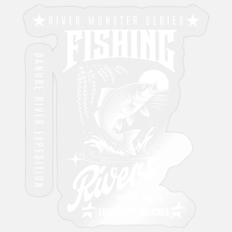 Final Cast Legend – Trophy Angler Tee Sticker Größe S (10 x 10 cm)