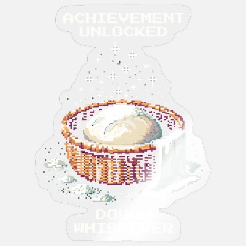 Achievement unlocked: Dough Whisperer | Bread Sticker size S (10 x 10 cm)