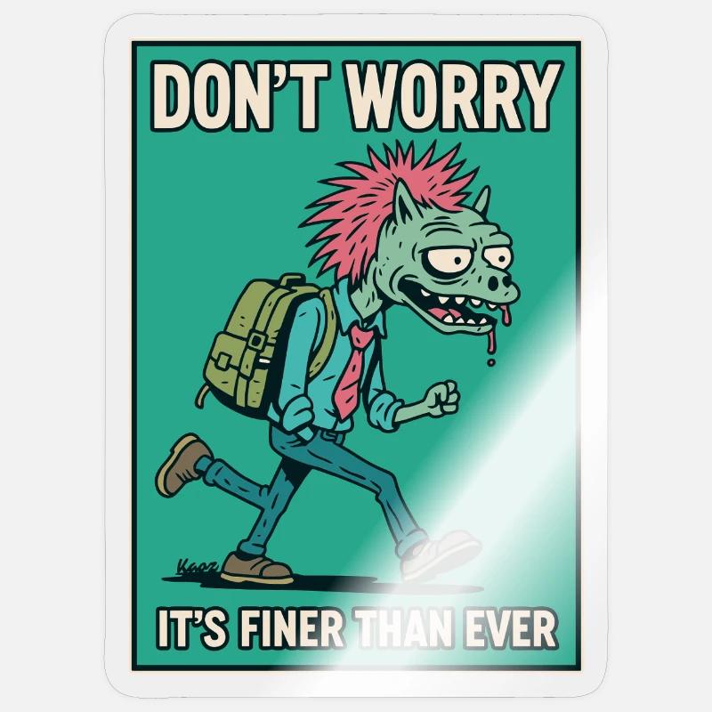 Sticker Größe S (10 x 10 cm) - 