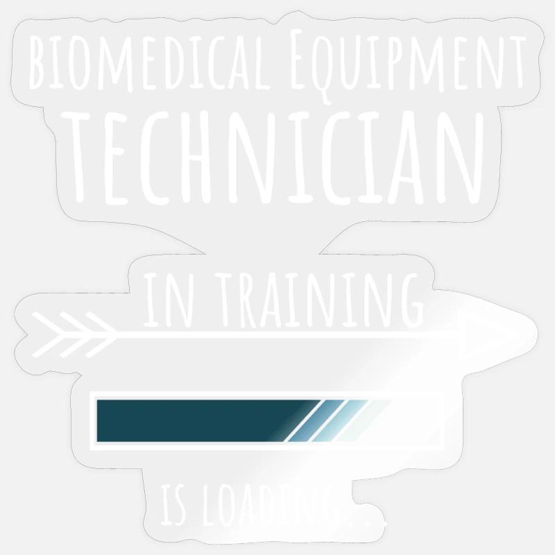 Geschenk Beruf Ausbildung Medizintechnik-Techniker Sticker Größe S (10 x 10 cm)