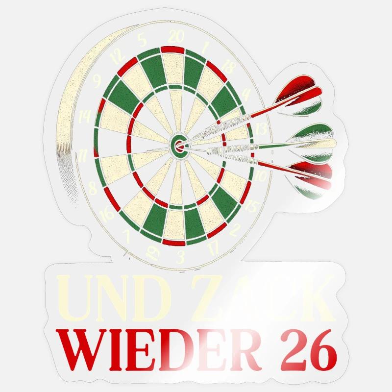 Fléchettes Fléchettes Jeu de fléchettes Lecteur de fléchettes Sticker taille S (10 x 10 cm)