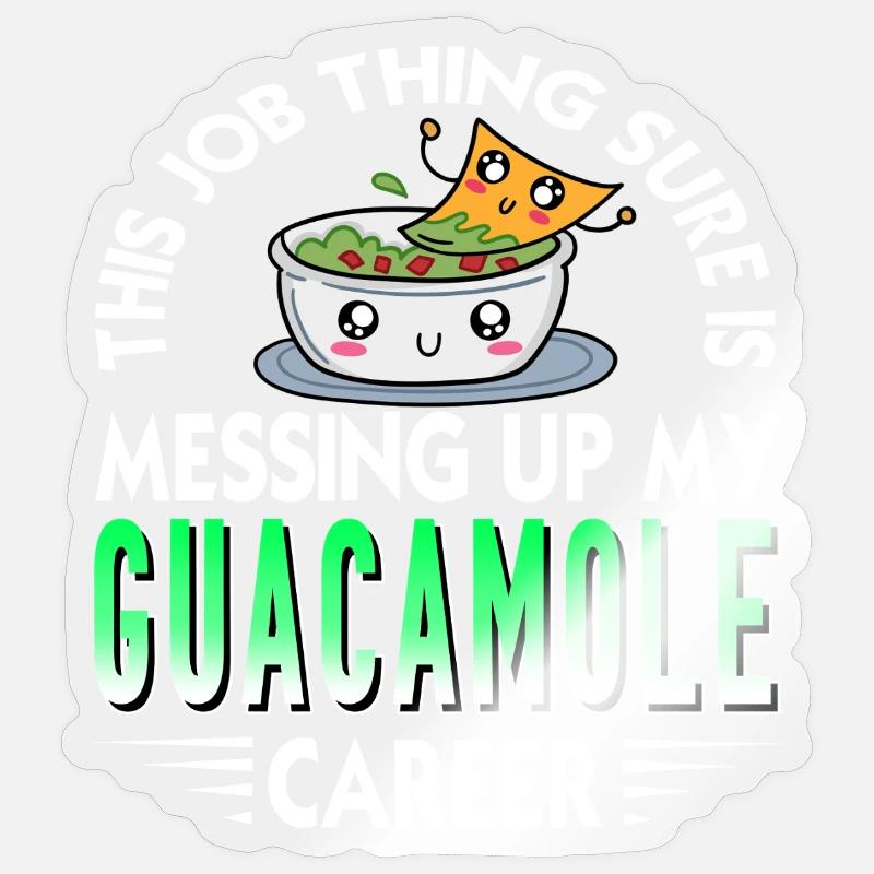 Beauty Solves Most Guacamole Solves the Rest Sticker size S (10 x 10 cm)