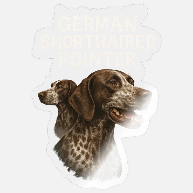 German Shorthaired Pointer Sticker size S (10 x 10 cm)