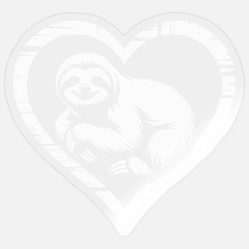 Sloth Sticker size S (10 x 10 cm)