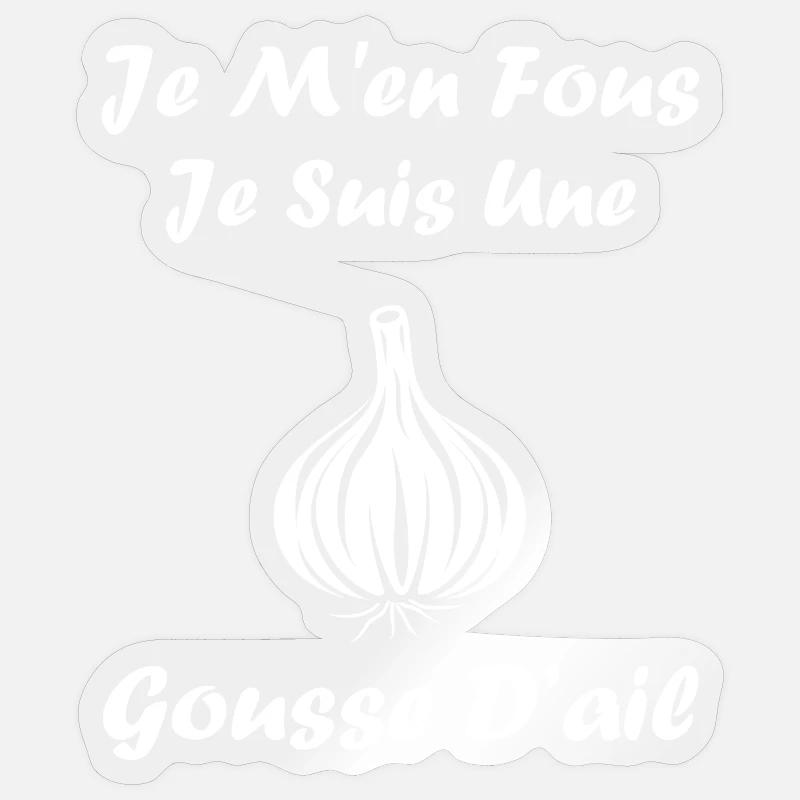 Attitude Gousse d’Ail Sticker taille S (10 x 10 cm)