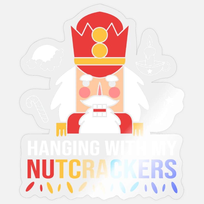 Nutcracker Christmas Sticker size S (10 x 10 cm)