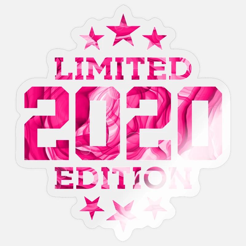 ÉDITION LIMITÉE 6E ANNIVERSAIRE 2020 - Sticker taille S (10 x 10 cm) - brillant transparent
