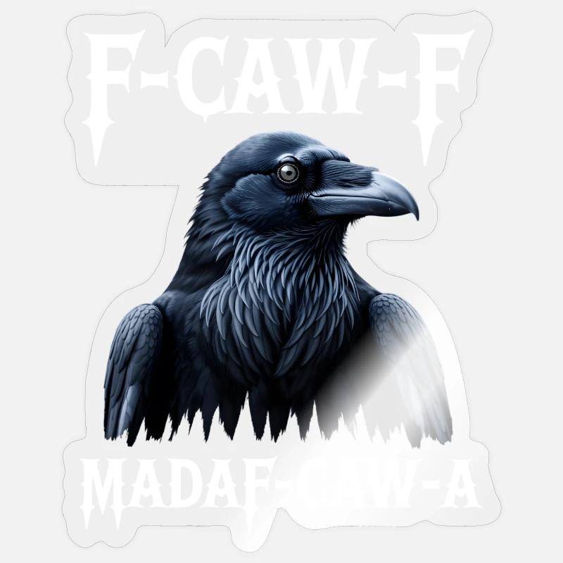Ravens Gothique Graffiti Design Sticker taille S (10 x 10 cm)