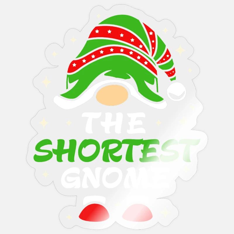 Gnome - Sticker size S (10 x 10 cm) - transparent glossy