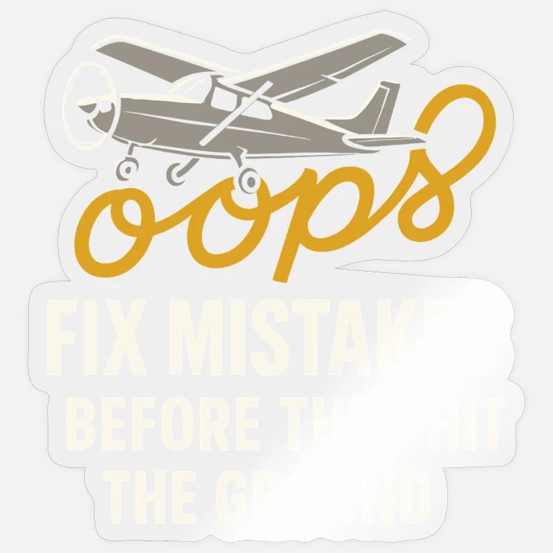 Fluglehrer Cfi Pilot Luftfahrtlehrer Sticker Größe S (10 x 10 cm)