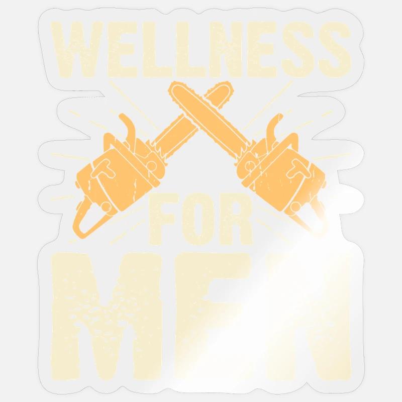 Baumpfleger Holzarbeiter Waldarbeiter Geschenk - Sticker Größe S (10 x 10 cm) - Transparent glänzend
