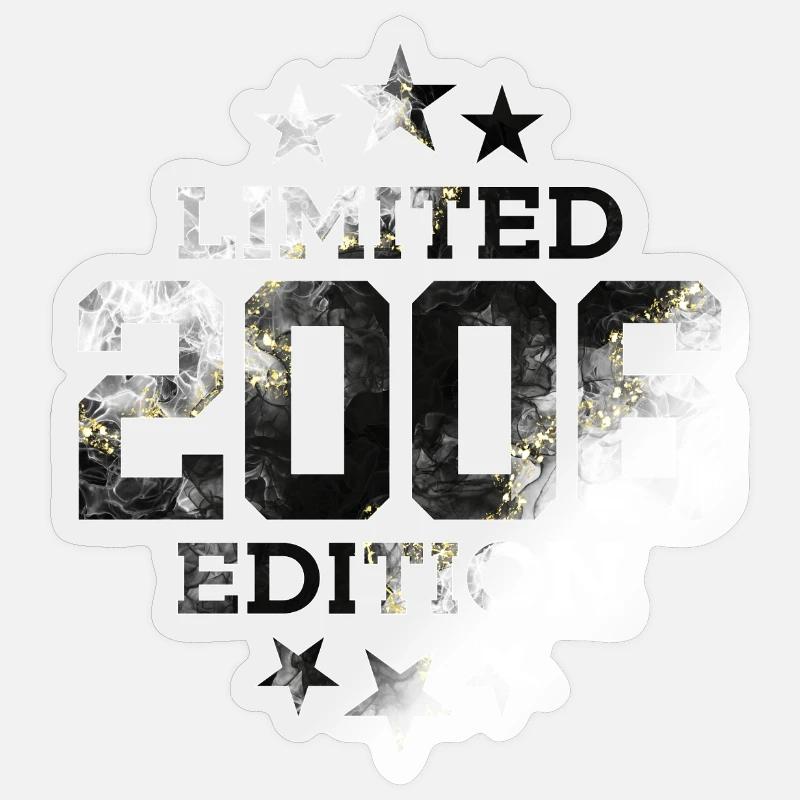 ÉDITION LIMITÉE 2006 ANNIVERSAIRE - Sticker taille S (10 x 10 cm) - brillant transparent