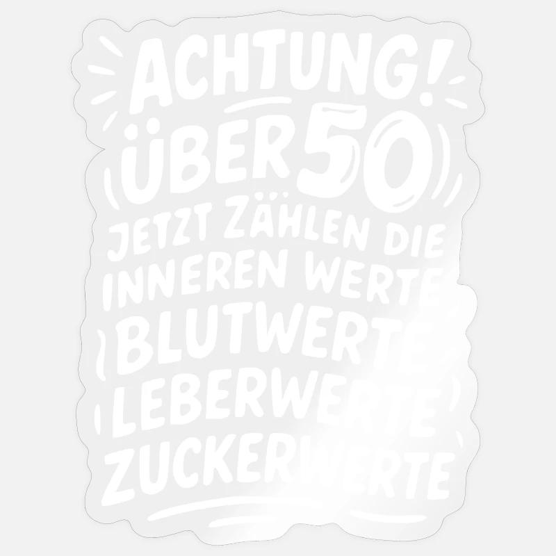 Attention: Over 50 values Sticker size S (10 x 10 cm)
