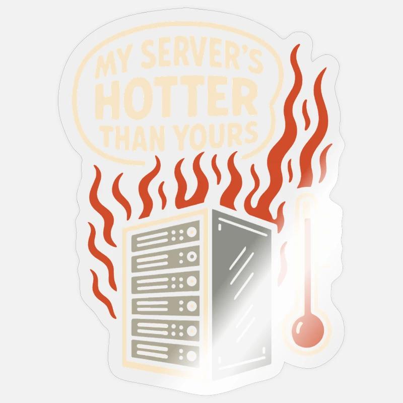 Netzwerkinfrastruktur Rack- Und Stack-ingenieur - Sticker Größe S (10 x 10 cm) - Transparent glänzend