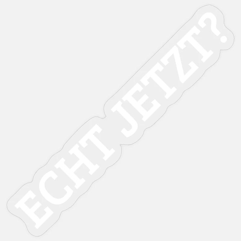really? - Sticker size S (10 x 10 cm) - transparent glossy