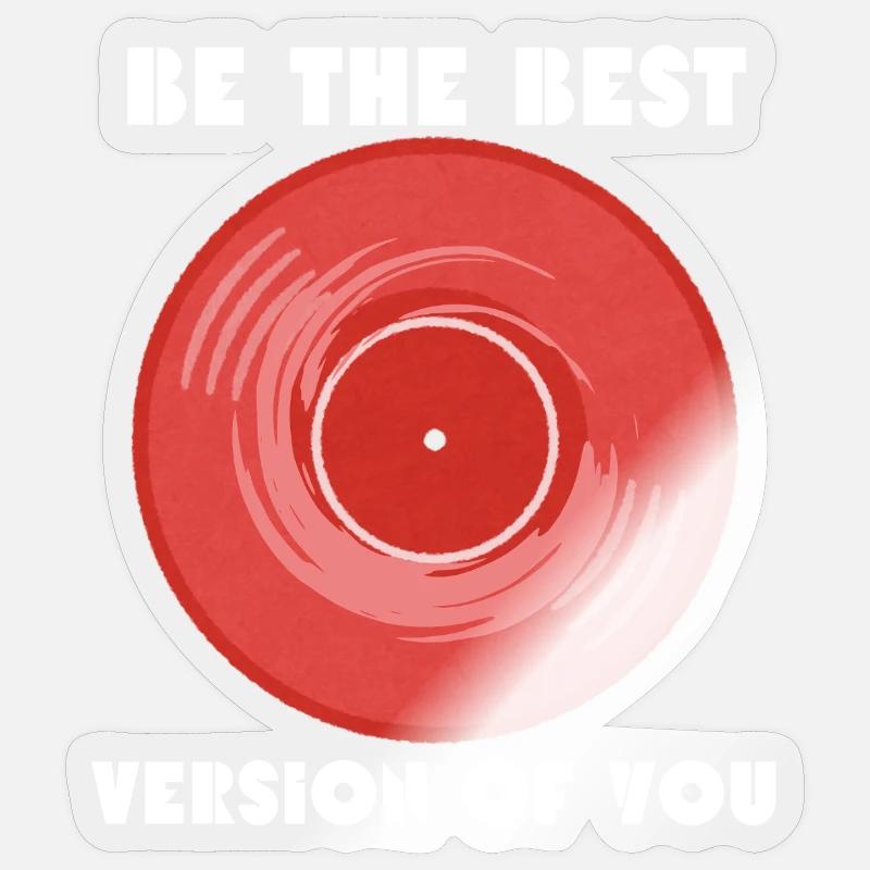 Die beste Version von dir Sticker Größe S (10 x 10 cm)