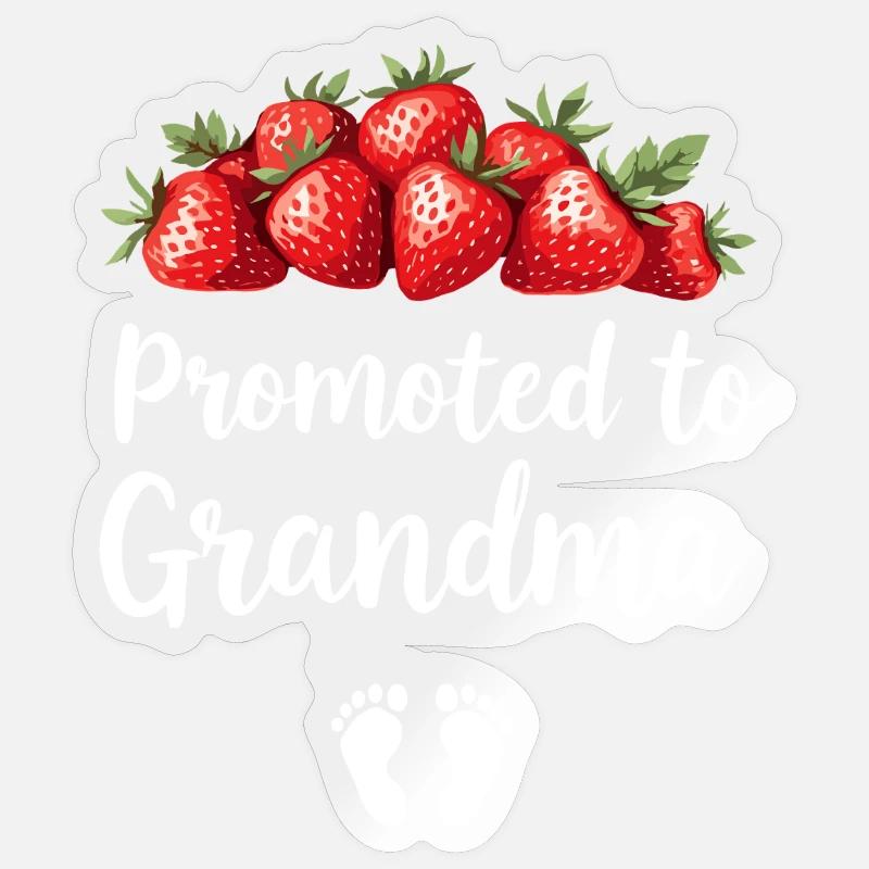 Werdender Oma loading zukünftige Großmutter - Sticker Größe S (10 x 10 cm) - Transparent glänzend