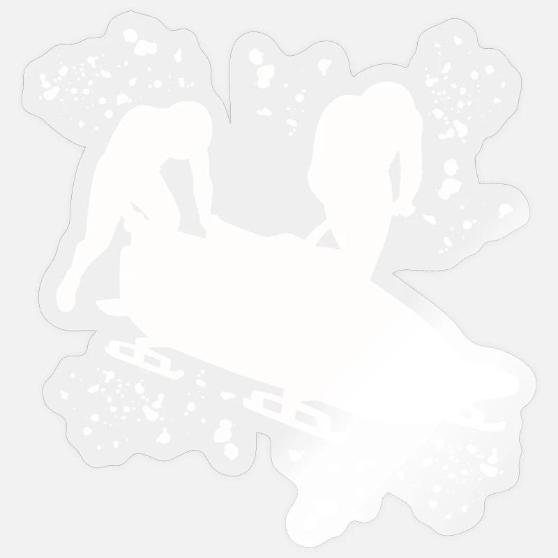 Bobsleigh Two-man Bobsleigh Sticker size S (10 x 10 cm)