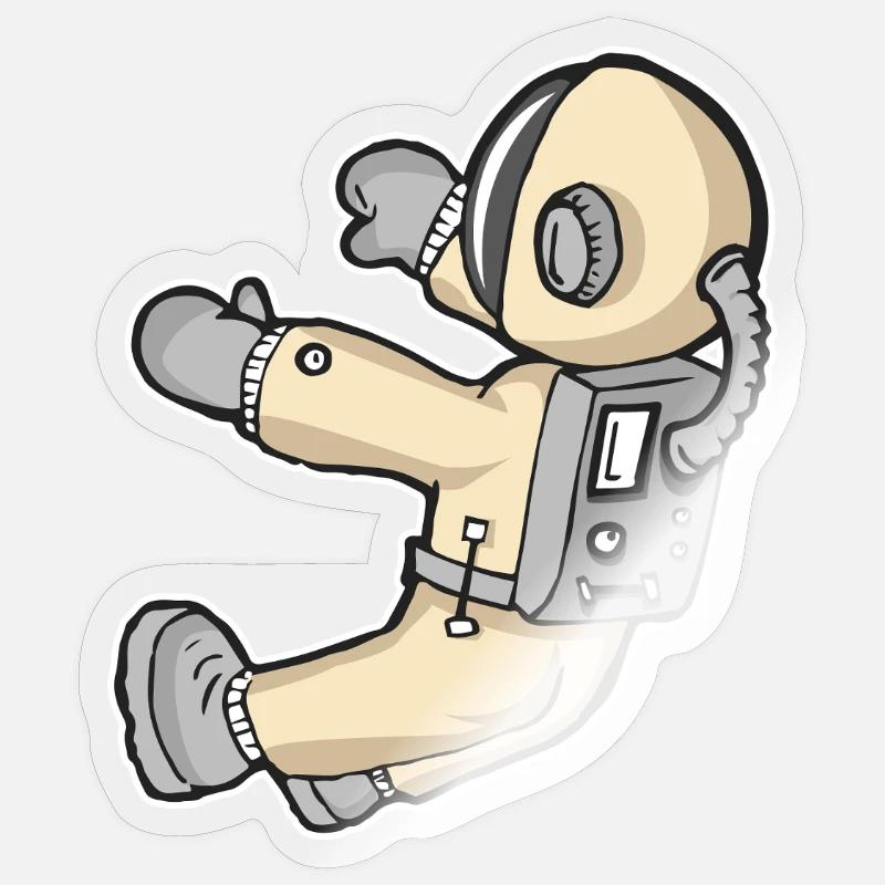 SPACE Sticker Größe S (10 x 10 cm)