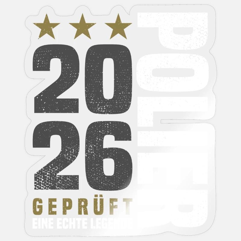 Certified Foreman 2026 - Sticker size S (10 x 10 cm) - transparent glossy
