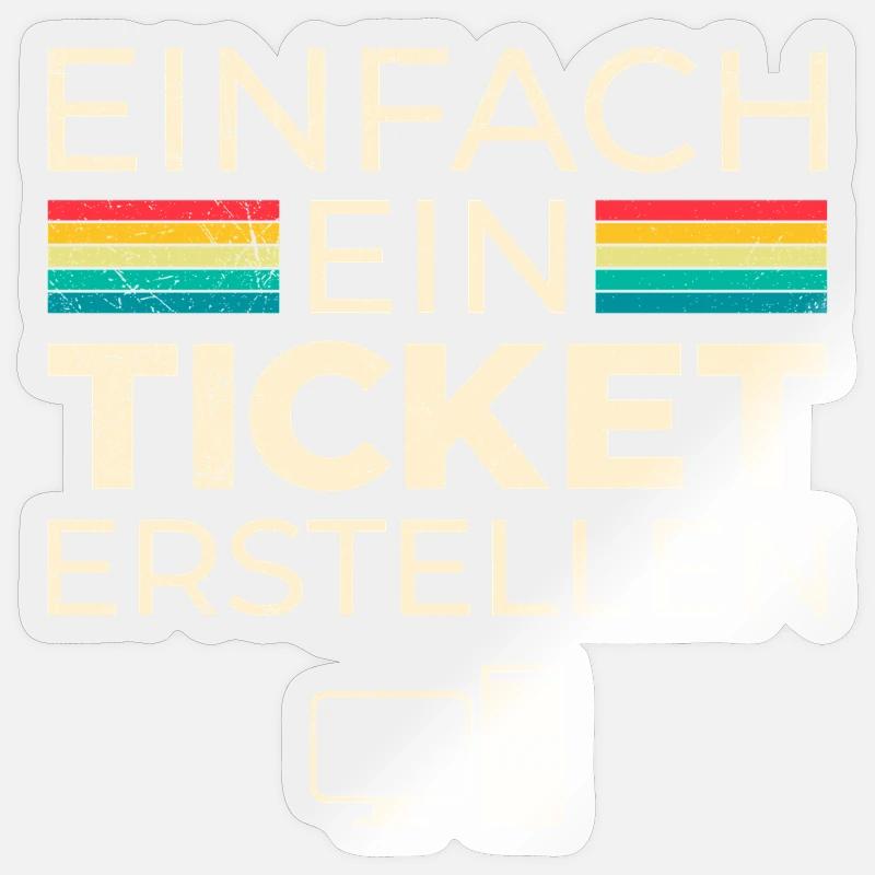 Science Coder CRÉEZ SIMPLEMENT UN BILLET DRÔLE Sticker taille S (10 x 10 cm)