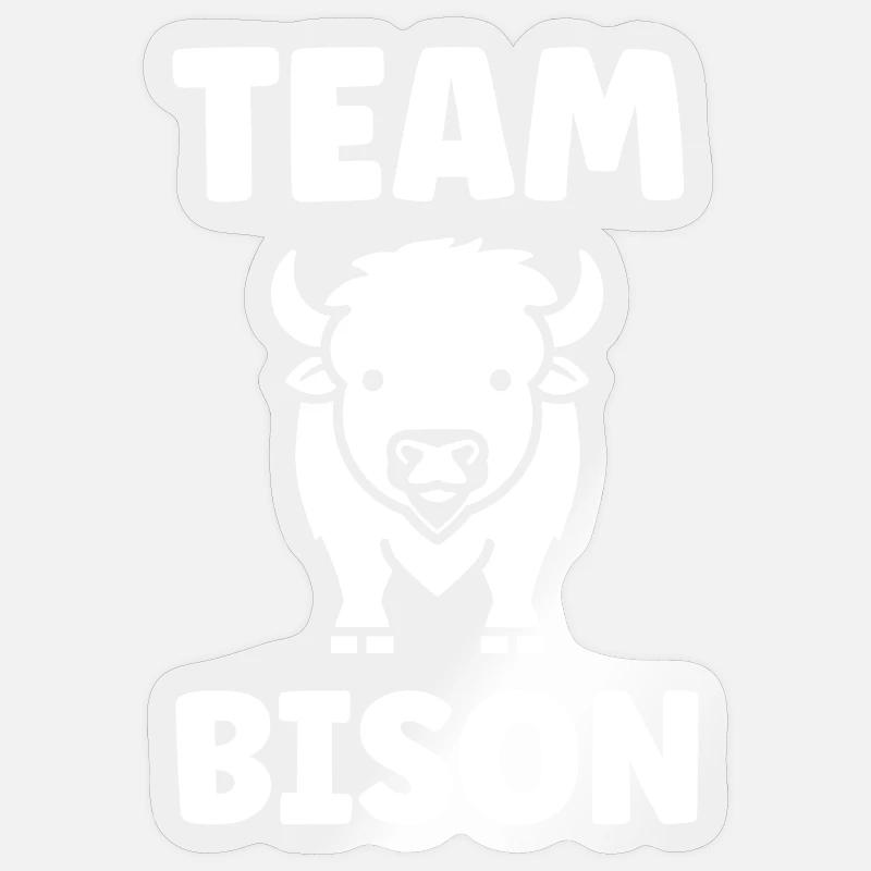 Bison Sticker taille S (10 x 10 cm)